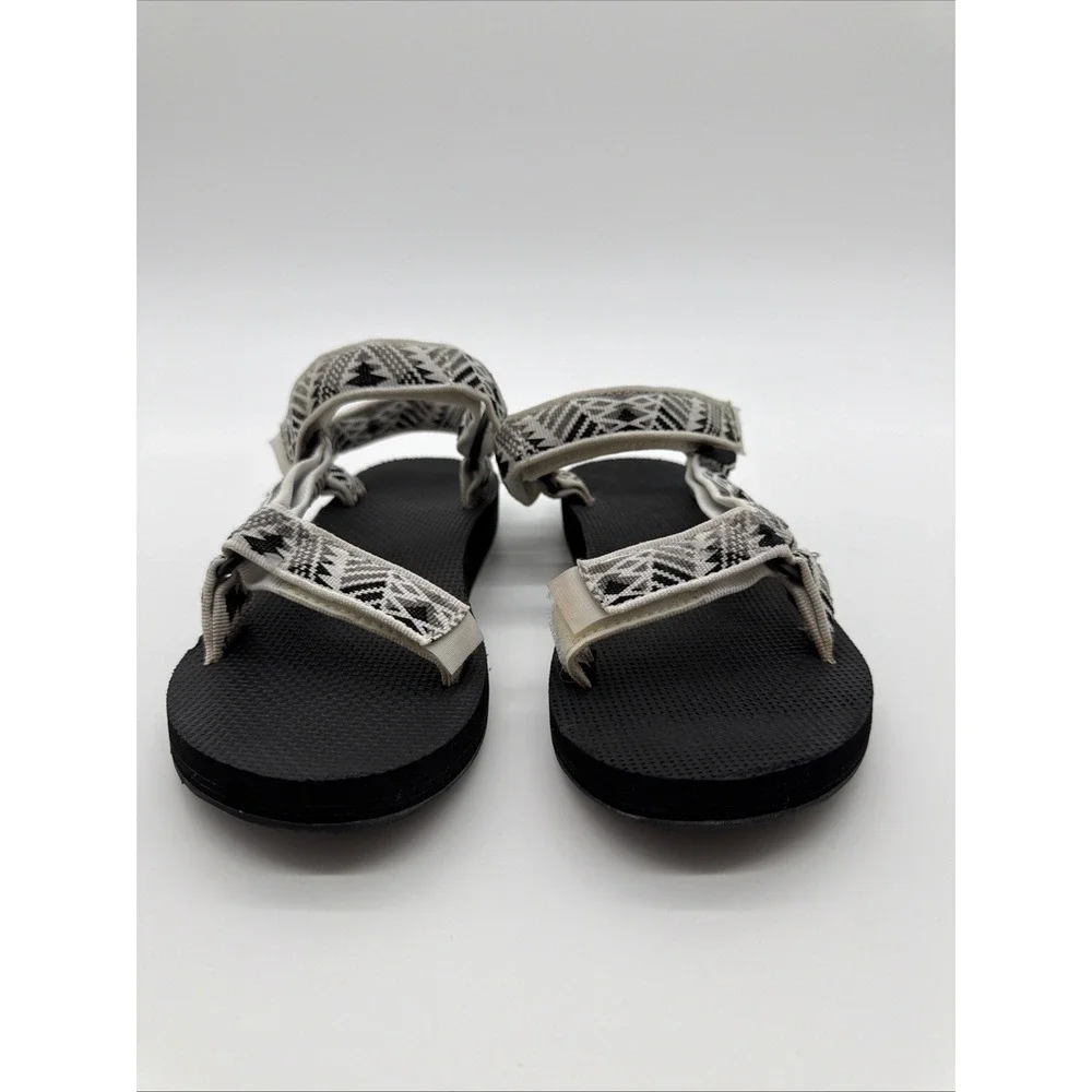 TEVA Sandals Black White Aztec Size 6 BWGR / 1003987 ORIGINAL UNIVERSAL SPORT